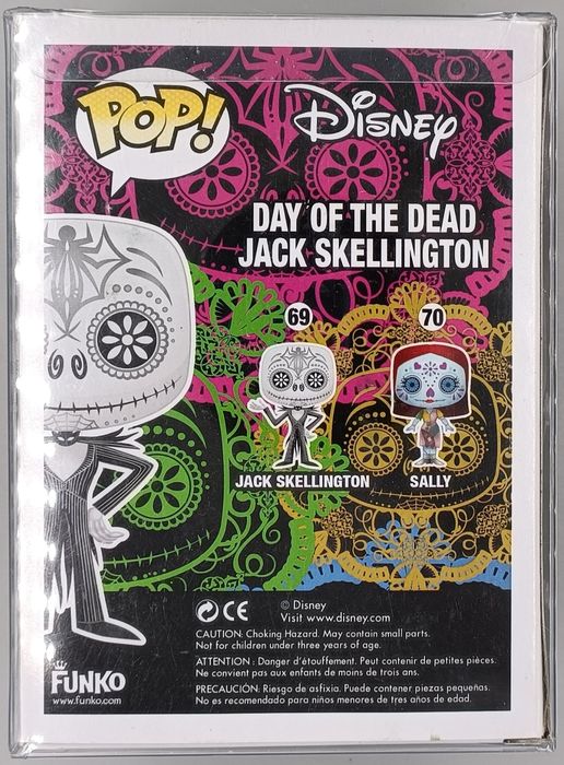 69 Jack Skellington (Day of the Dead) Disney TNBC Funko POP