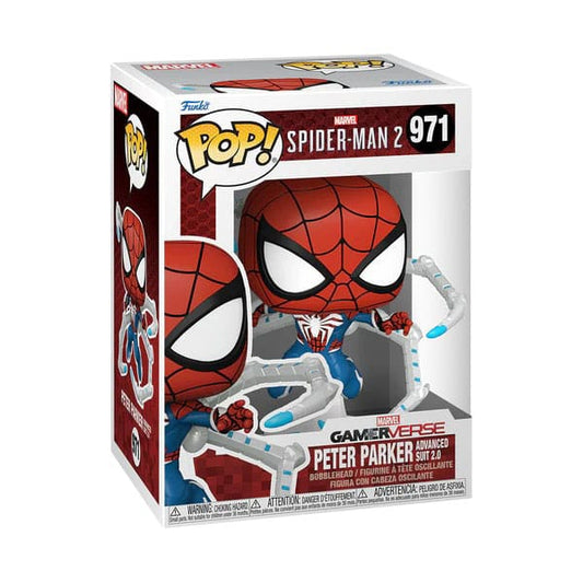 971 Peter Parker Advanced Suit 2.0 - Marvel Spider-Man 2 Game - Brand New Funko POP