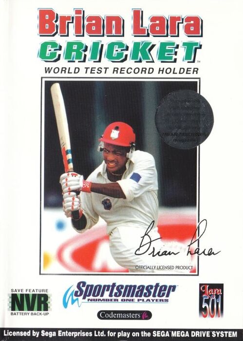 Brian Lara Cricket for Sega Mega Drive (MD)