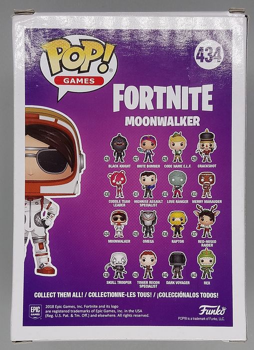 #434 Moonwalker - Fortnite - Box Damaged Funko POP