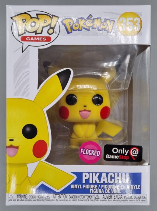 #353 Pikachu - Flocked - Pokemon - Exclusive Funko POP