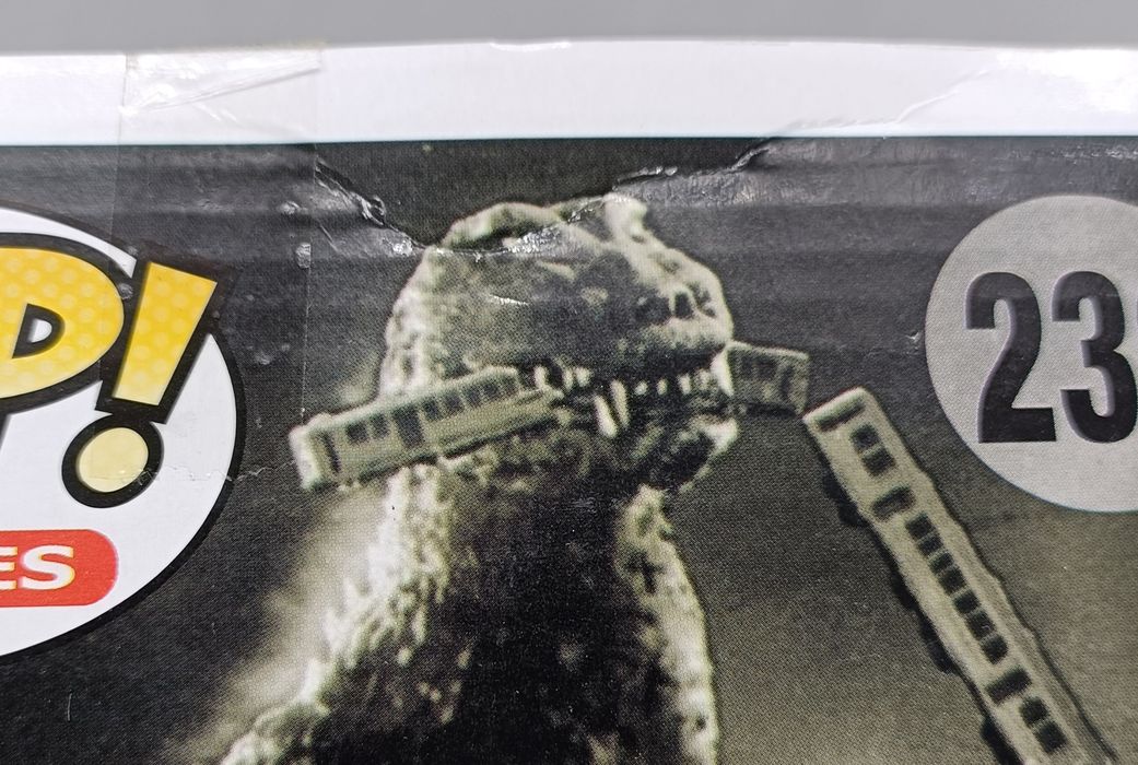 #239 Godzilla (Atomic Breath) 6 Inch - Glow Godzilla Box Damaged Funko POP