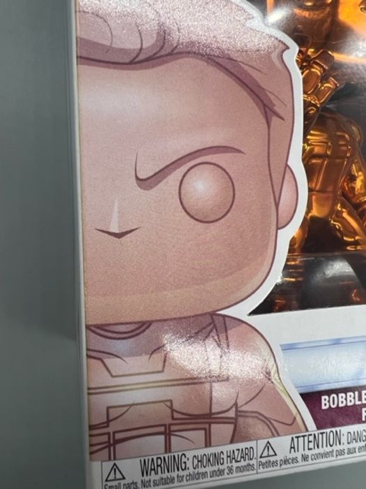 #499 Hulk (w/ Gauntlet Orange) Chrome Marvel Avengers Endgame Box Damaged Funko POP