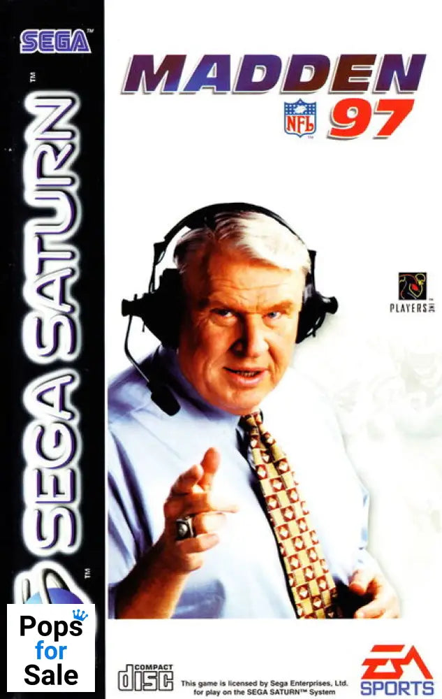 Madden NFL 97 for SEGA Saturn