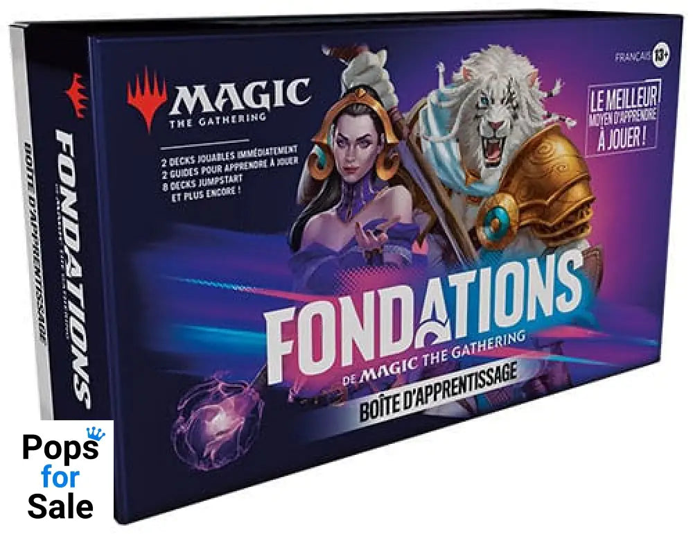 Magic the Gathering Fondations Beginner Box Case (3) french Trading cards