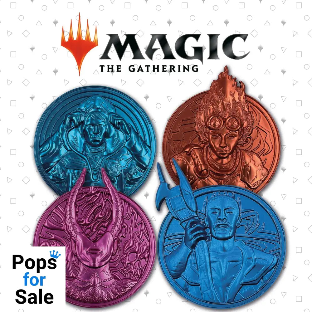 Magic the Gathering Limited Edition Planeswalkers Medallion Collection Medallion Set