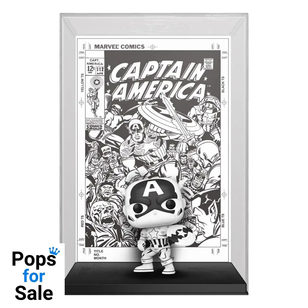Marvel 85th Anniversary POP! Comic Cover Vinyl Figure Captain America 9 cm POP! Figures