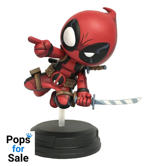 Marvel Animated Statue Deadpool (Jumping) 18 cm