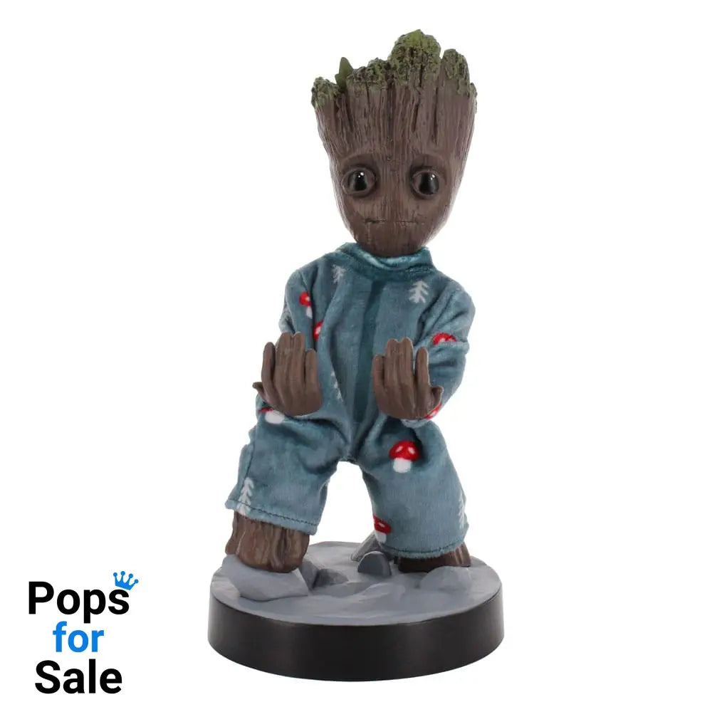Marvel Cable Guys Charging Stand Guardians of the Galaxy Pyjama Baby Groot 20 cm