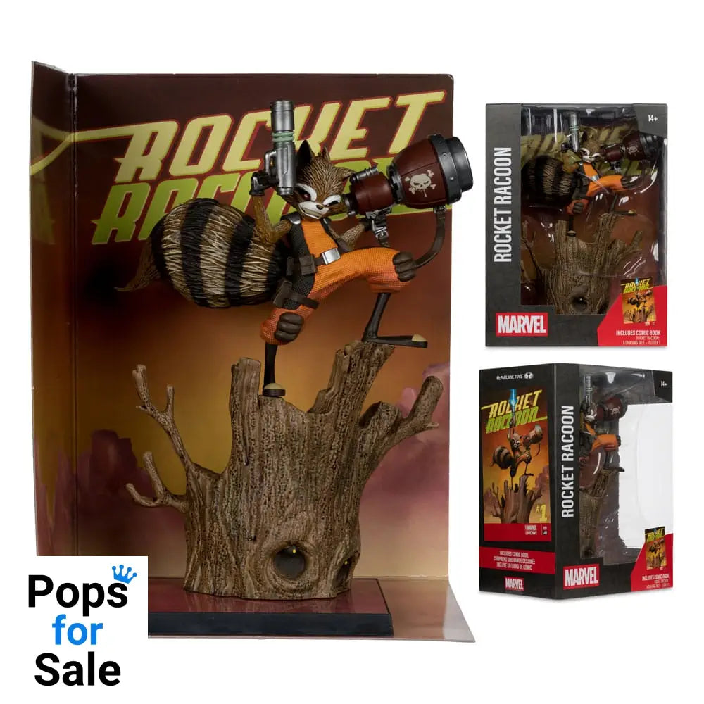Marvel Collection PVC Statue 1/6 Rocket Racoon (Rocket Racoon: A Chasing Tale #1) 18 cm