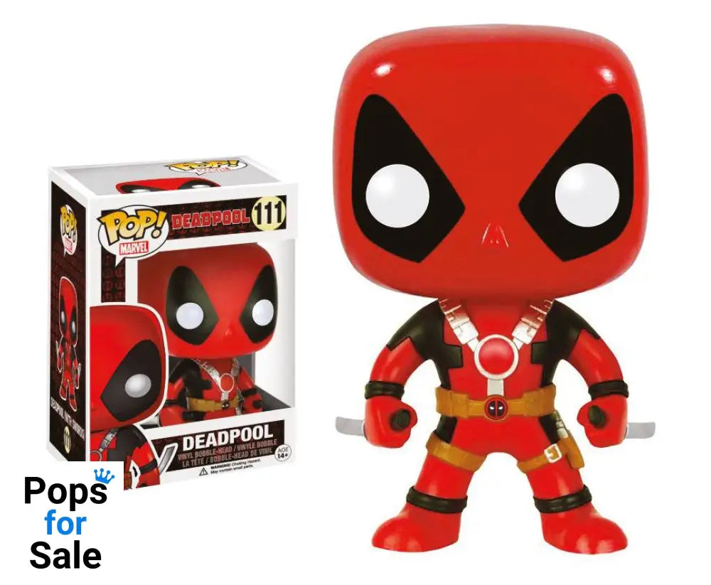 Marvel Comics POP! Vinyl Bobble-Head Deadpool Two Swords 10 cm POP! Figures