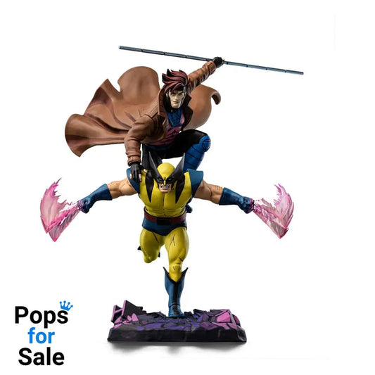 Marvel Deluxe Art Scale Statue 1/10 X-Men´97 Gambit & Wolverine 29 cm