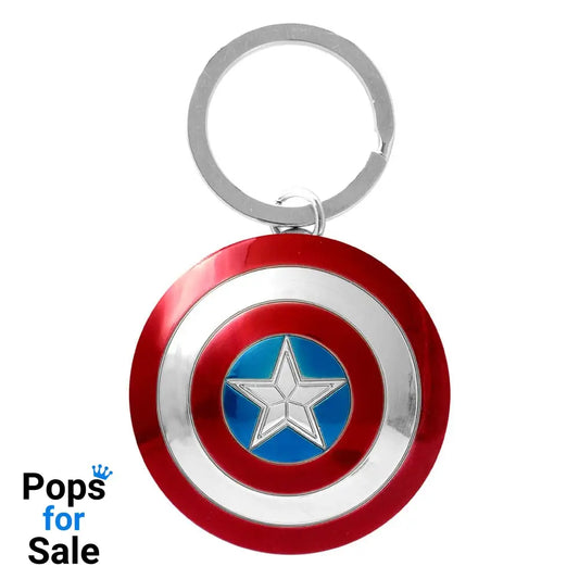 Marvel Metal Keychain Captain America Shield