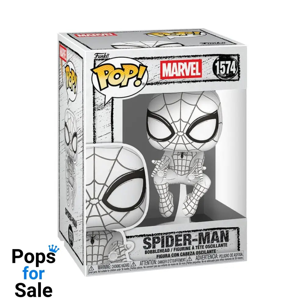 Marvel POP! Vinyl Figure Sketched - Spider-Man 9 cm