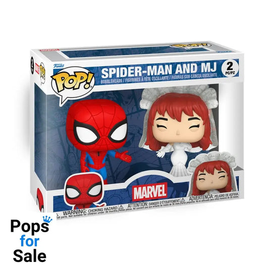 Marvel POP! Vinyl Figures 2-Pack Superhero Couples- SM & MJ 9 cm