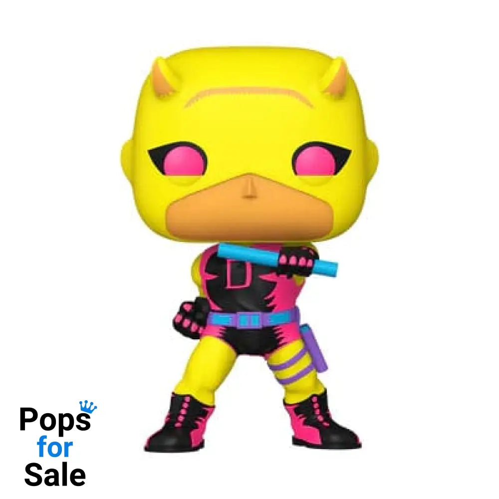 Marvel Super Sized POP! Movies Vinyl Figure Daredevil(YLW/RD)(BLKLT) 25 cm