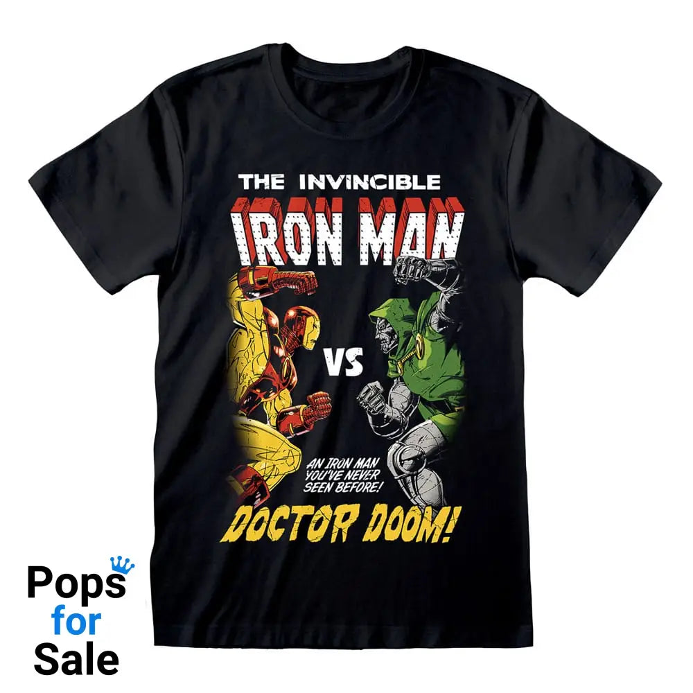 Marvel T-Shirt Iron Man vs Doom Size S T-shirts