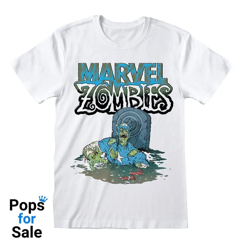 Marvel T-Shirt Zombie Cap Size L