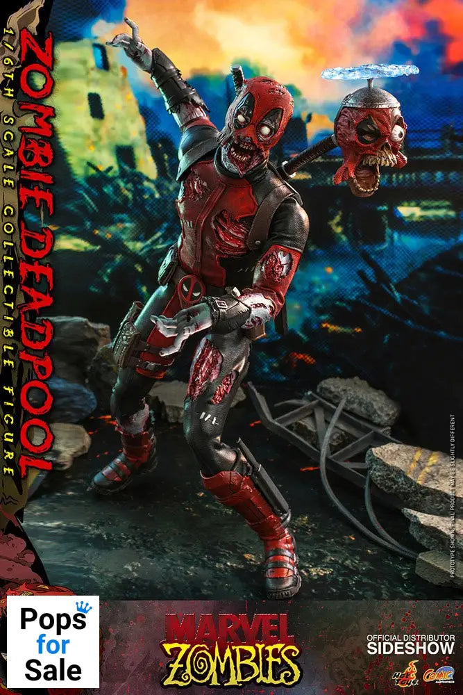 Marvel Zombies Comic Masterpiece Action Figure 1/6 Zombie Deadpool 31 cm