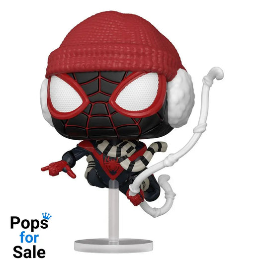 Marvel's Spider-Man POP! Games Vinyl Figure Miles Morales Winter Suit 9 cm