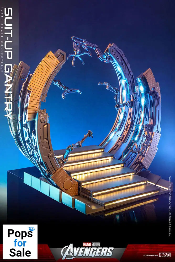 Marvel’s The Avengers Accessories Collection Series Iron Man Suit-Up Gantry Action figures