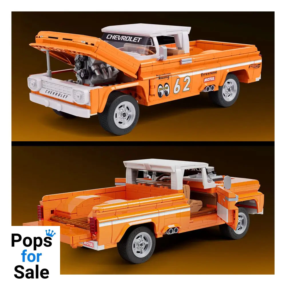 Mattel Brick Shop Hot Wheels Elite Series Building Set 1/16 Custom '62 Chevy Pickup