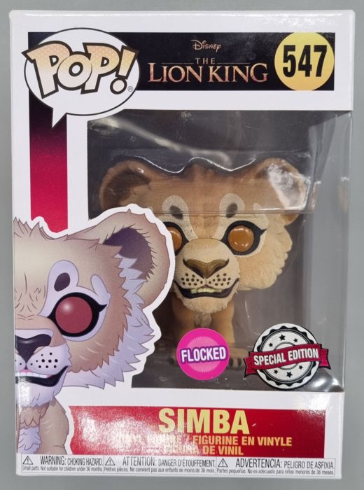 #547 Simba - Flocked - Disney The Lion King Funko POP