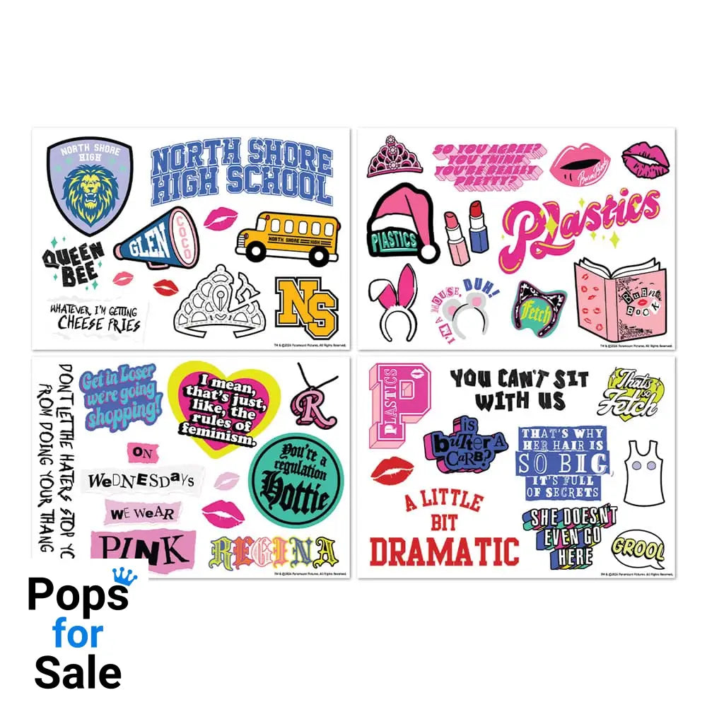 Mean Girls Tech Sticker Pack Patches & Stickers