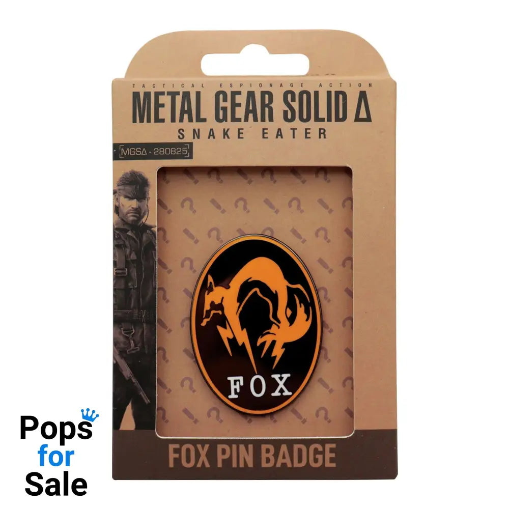 Metal Gear Solid Delta FOX Pin Badge