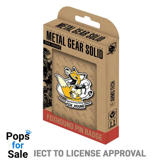Metal Gear Solid Pin Badge Foxhound Limited Edition