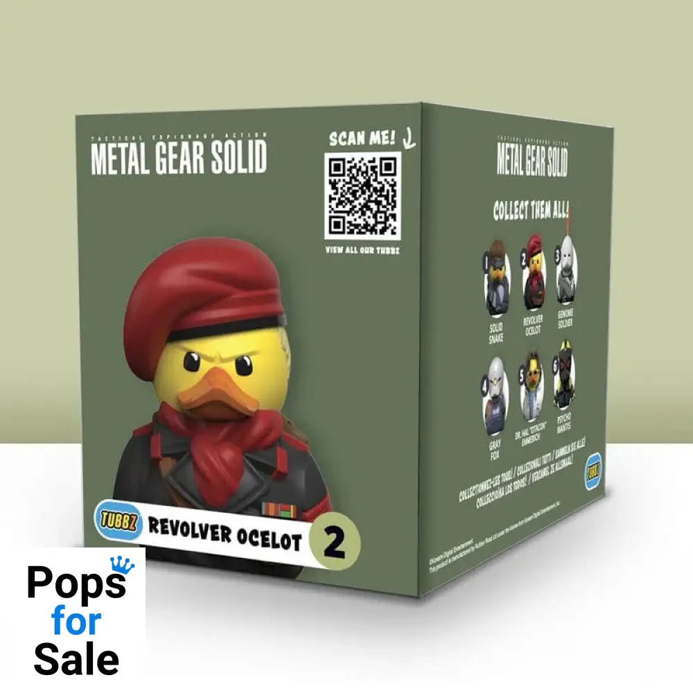 Metal Gear Solid Tubbz PVC Figure Revolver Ocelot Boxed Edition 10 cm