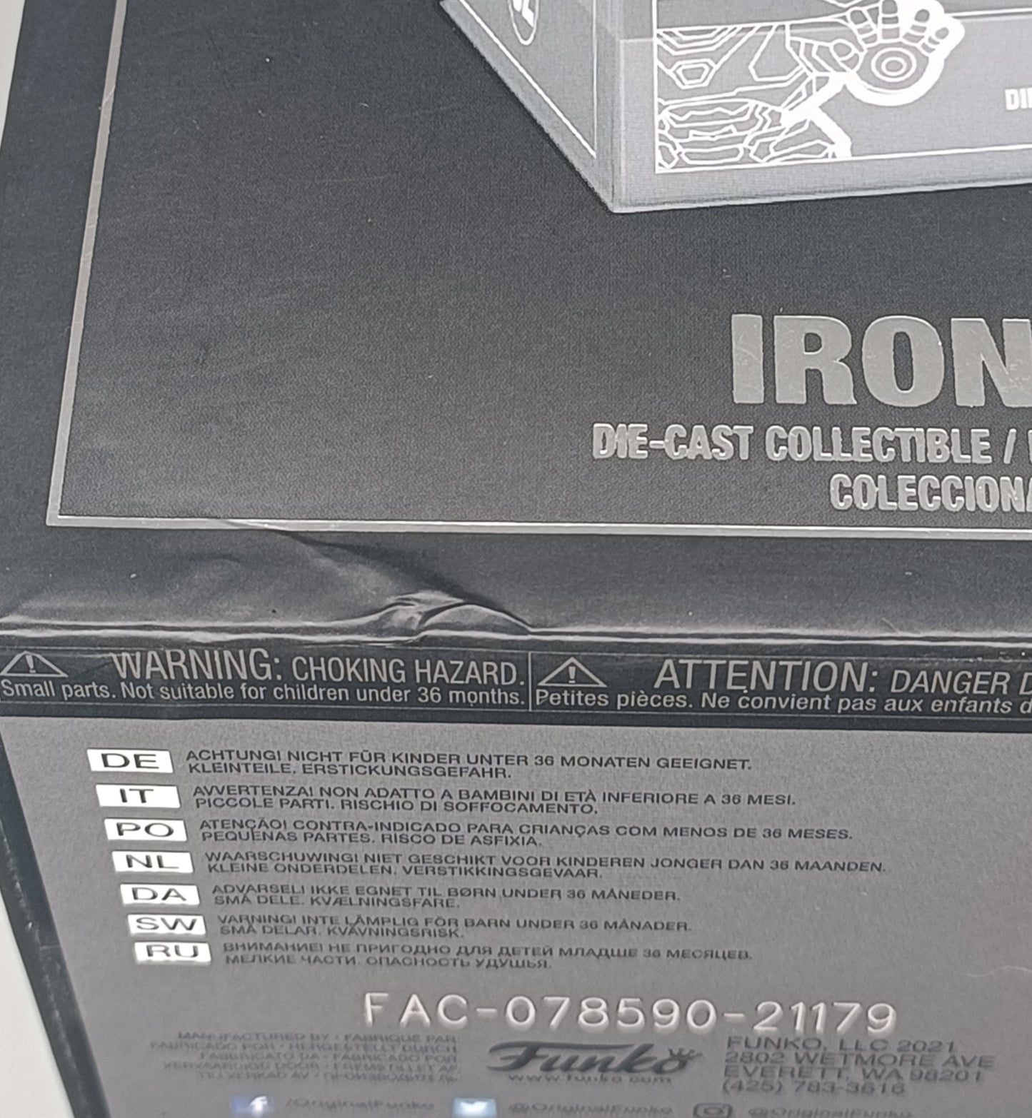 #02 Iron Man - Marvel - DieCast - Damaged Box Funko POP