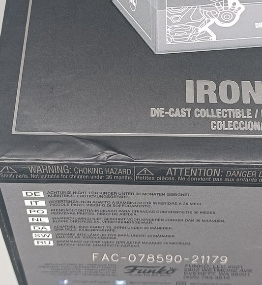 #02 Iron Man - Marvel - DieCast - Damaged Box Funko POP