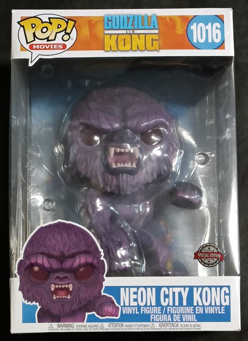 #1016 Neon City Kong - 10 Inch - Godzilla vs Kong Funko POP