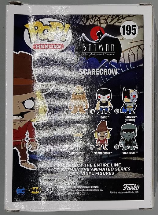 #195 Scarecrow - DC - Batman Animated Series - Box Damaged Funko POP
