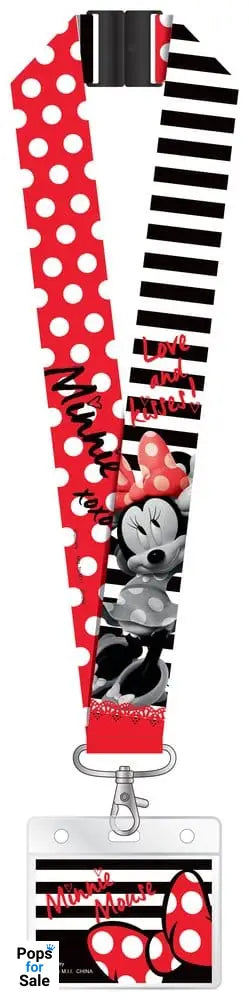 Mickey Mouse Deluxe Lanyard with Card Holder Minnie
