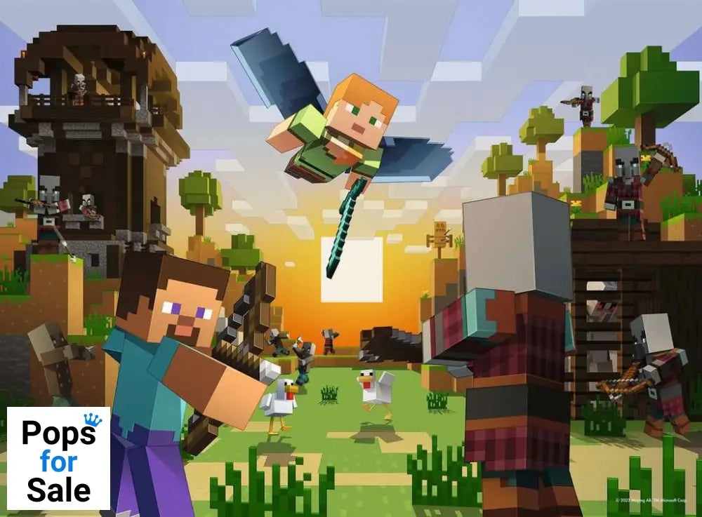 Minecraft Children's Jigsaw Puzzle XXL Building an Adventure (150 pieces)