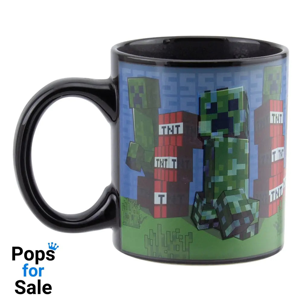 Minecraft Heat Change Mug Creeper Cups & Mugs