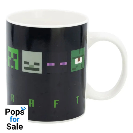 Minecraft Heat Change Mug Squared Pattern 325 ml