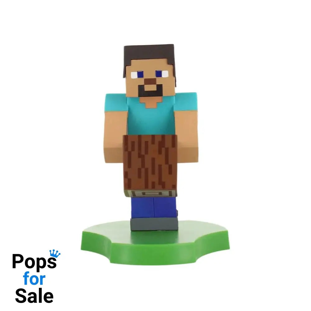 Minecraft Steve Guys Holdems Cable Guys Mini Device Holder and Phone Stand 11cm Adapters