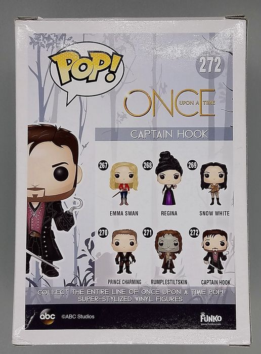 #272 Captain Hook - Once Upon A Time - Box Damaged Funko POP
