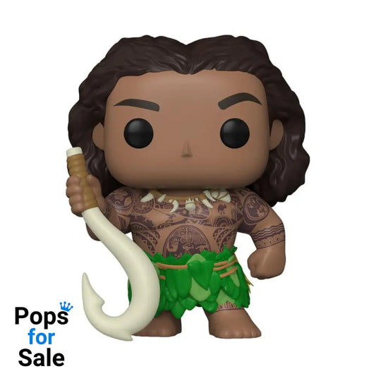 Moana 2 POP! & Buddy Vinyl Figure Maui with Fish Hook 9 cm