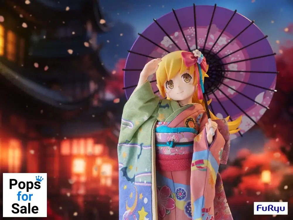 Monogatari PVC Statue 1/4 Shinobu Oshino Japanese Doll 42 cm Statues