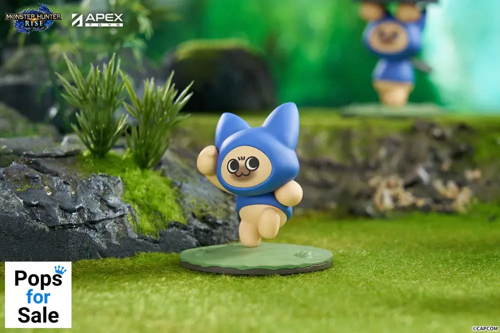 Monster Hunter Rise Trading Figure 6-Pack Felyne Cat Mini-figures