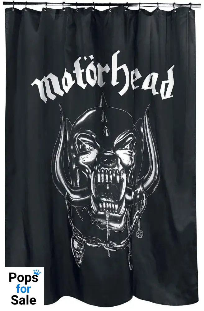 Motörhead Shower Curtain Warpig Logo Decoration