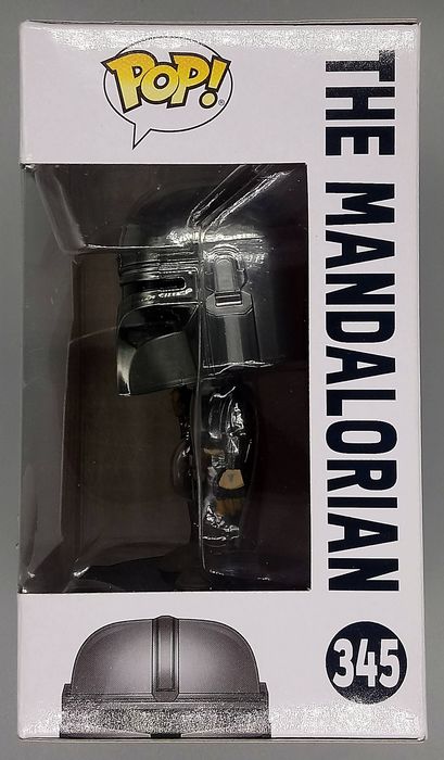 #345 The Mandalorian (w/ Beskar Armor- First Edition) Chrome Funko POP
