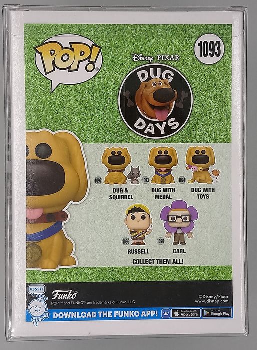 1093 Dug with Medal - Disney Dug Days Funko POP