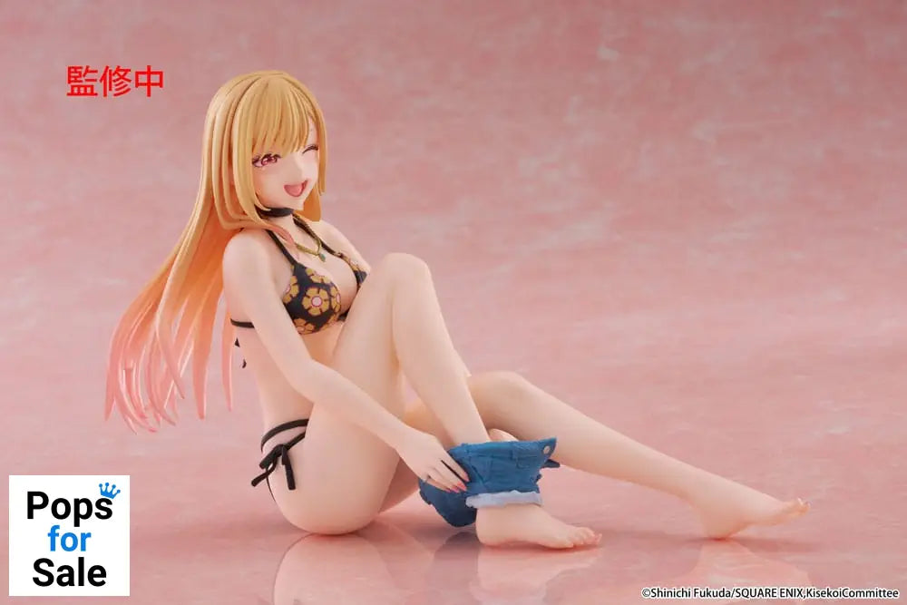 My Dress-Up Darling PVC Statue Desktop Cute Figure Marin Kitagawa Measured Swimsuit Ver. 13 cm Statues