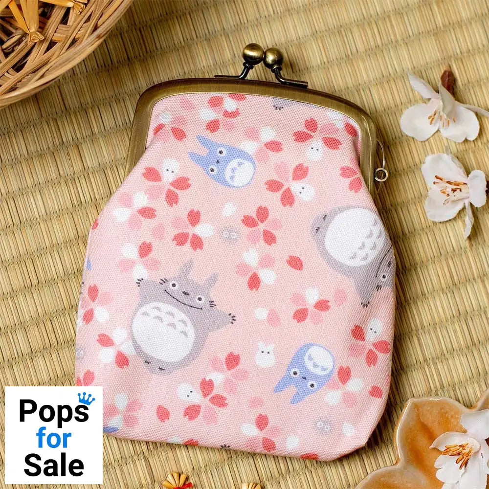 My Neighbor Totoro Coin Purse Totoro Cherry Blossoms Wallets