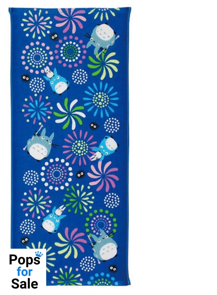 My Neighbor Totoro Imabari Towel Totoro Fireworks 34 x 80 cm